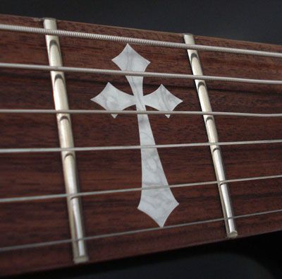 DIAMOND CROSS MOP 4 Washburn HM WV Guitar Decal Inlays  