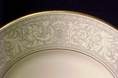   china RENAISSANCE GREY pattern FRUIT dessert sauce BERRY BOWL  