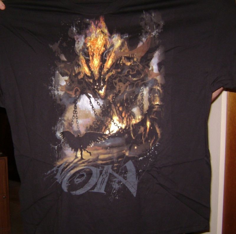 AION ONLINE GAME BLACK DRAGON T SHIRT XL X LARGE NEW  