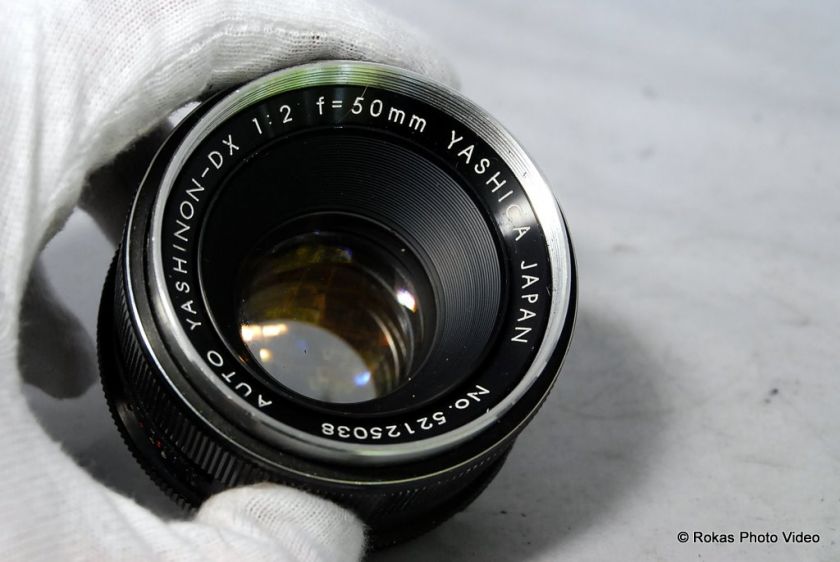 Used Yashica DX 50mm f2 Lens M42 Pentax screw mount  